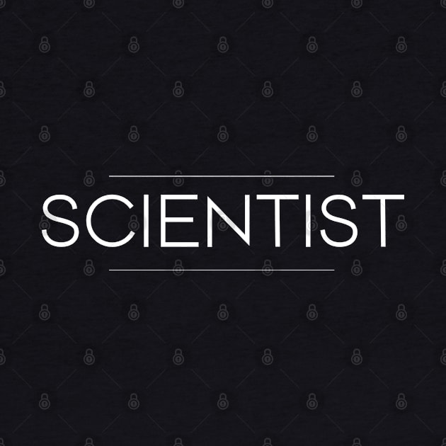 Scientist Minimalist Design by Studio Red Koala